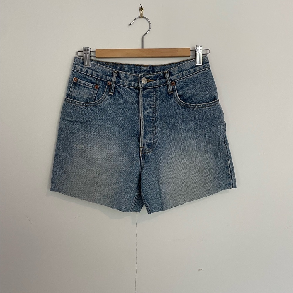 Vintage Levi's Light Blue Denim Jeans Shorts